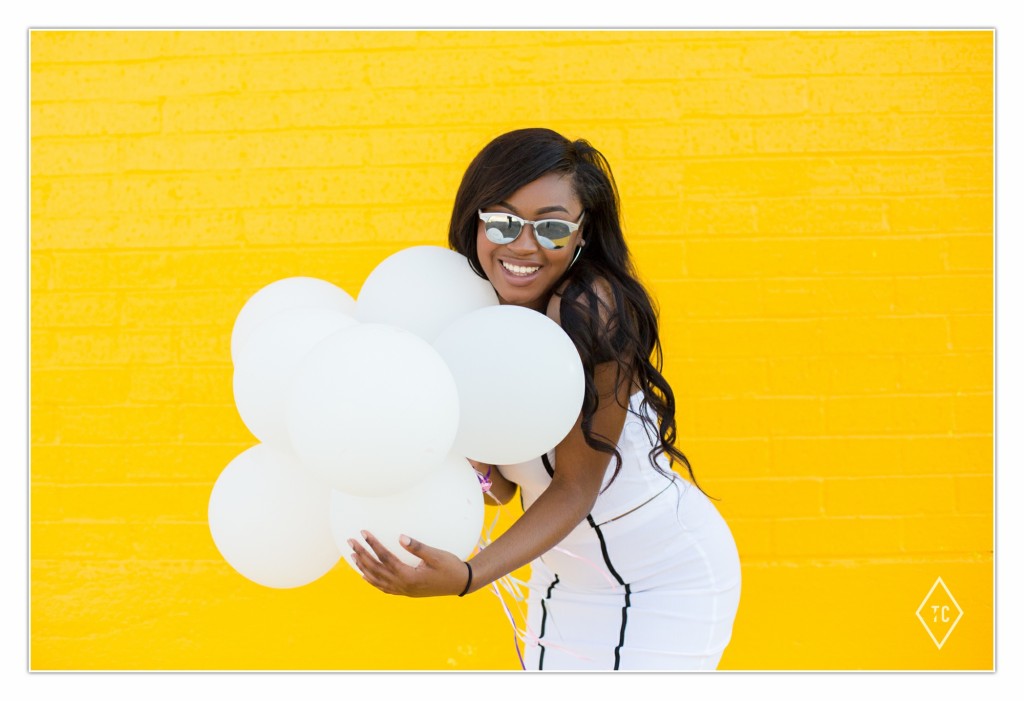 Sugar and Cloth Wall Senior Photos