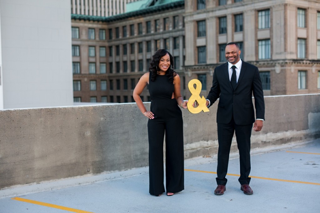 Houston Rooftop Engagement Photographer
