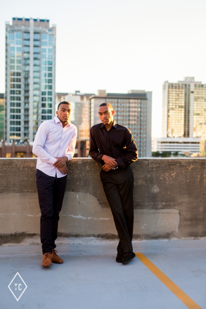 Houston Senior Pictures on a Roof